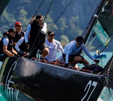 Local heroes on Black Star Sailing Team take early lead at Brunnen 44Cup Worlds